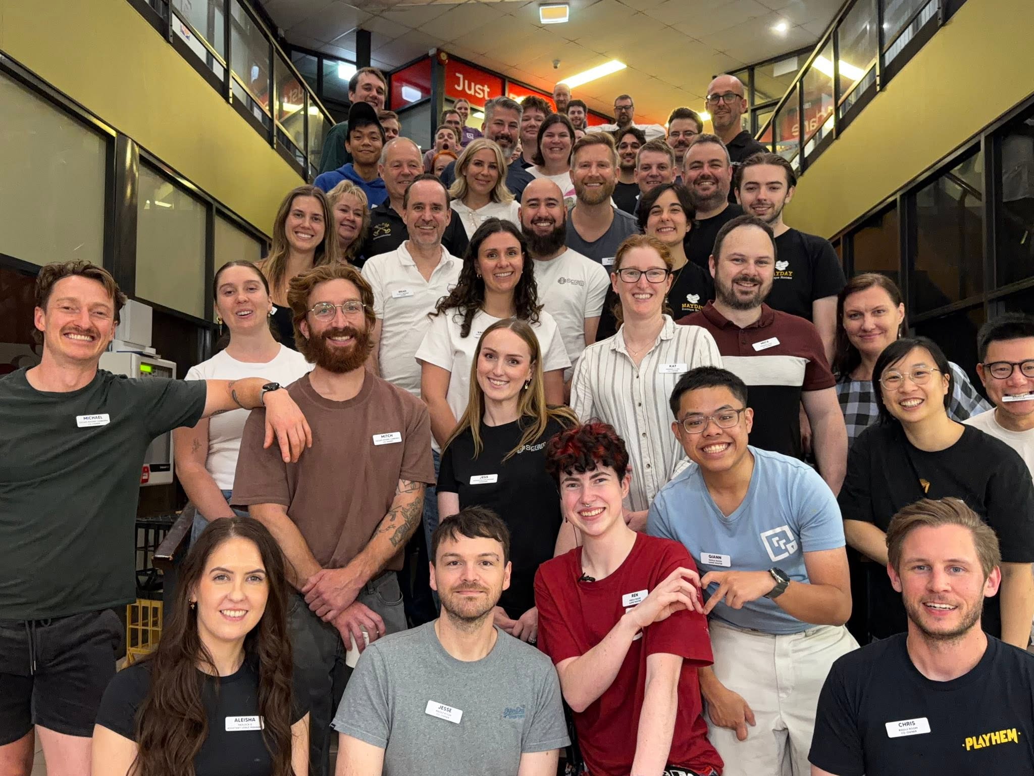 The EROAUS26 group photo - 50+ owners in Canberra